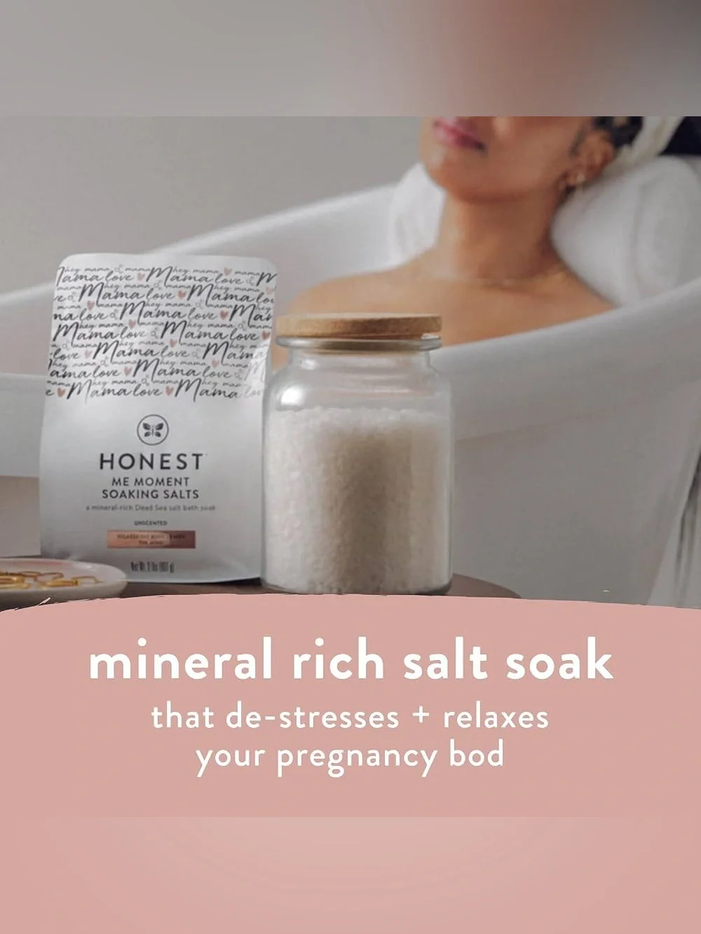 The Honest Company Mama Me Moment Mineral Rich Dead Sea Soaking Salts (NWT)